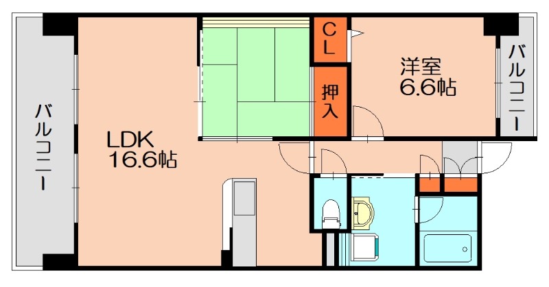 糟屋郡粕屋町大字仲原のマンションの間取り