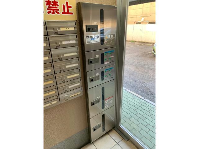 【函館市梁川町のマンションのエントランス】