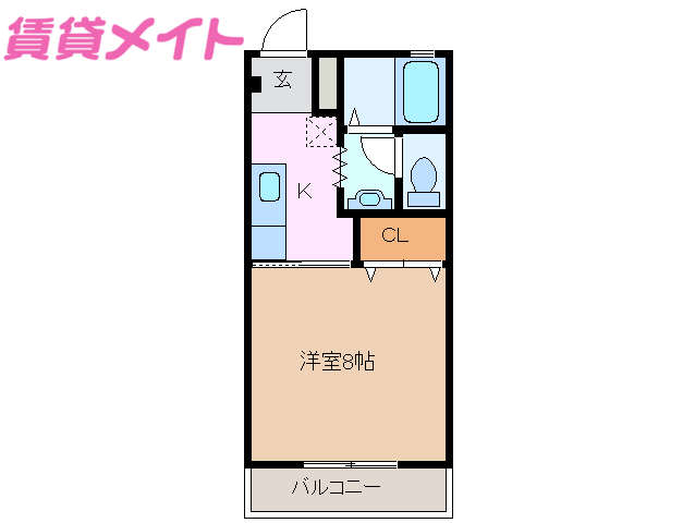 コーキア矢田の間取り