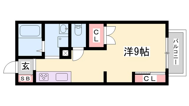 コンフォートハイツ滝野の間取り