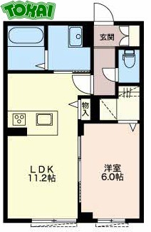 ラフィーネS.　Ｅの間取り