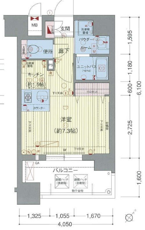 プレサンス名古屋STATIONビジュの間取り
