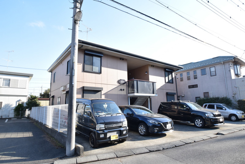 建物外観　積水ハウス施工の都市ガス対応アパート！