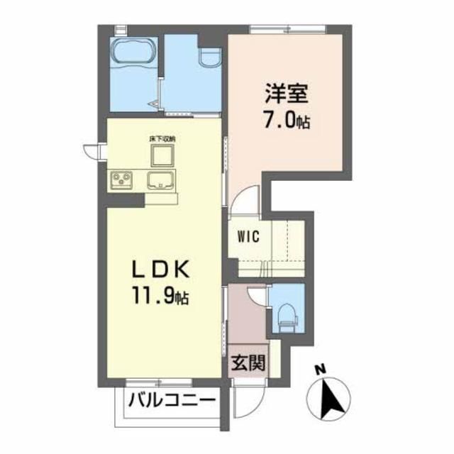 オランジュ・トワAの間取り写真