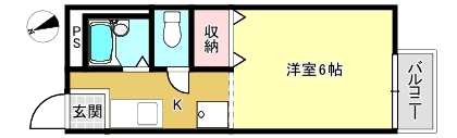 サンモールヨコタの間取り