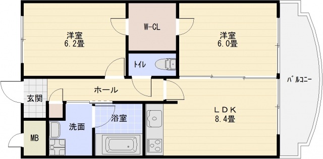アリエスの間取り写真
