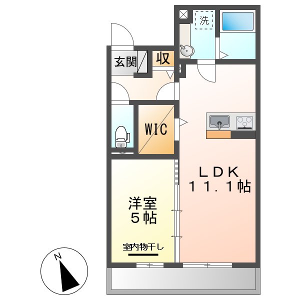 恵比寿Vの間取り