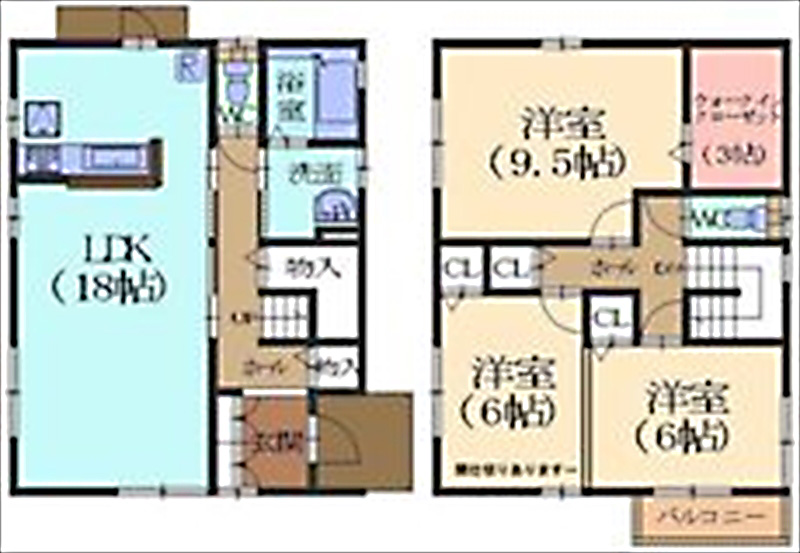 平和町3丁目xevoの間取り