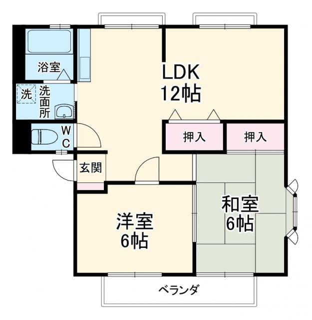 ベルコリーヌ藤ヶ丘の間取り