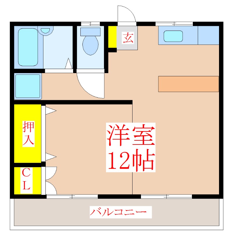 サウスヴリーズ国分の間取り