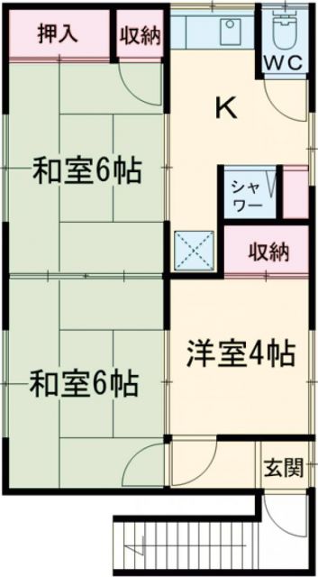 東京都葛飾区立石６（アパート）の賃貸物件の間取り