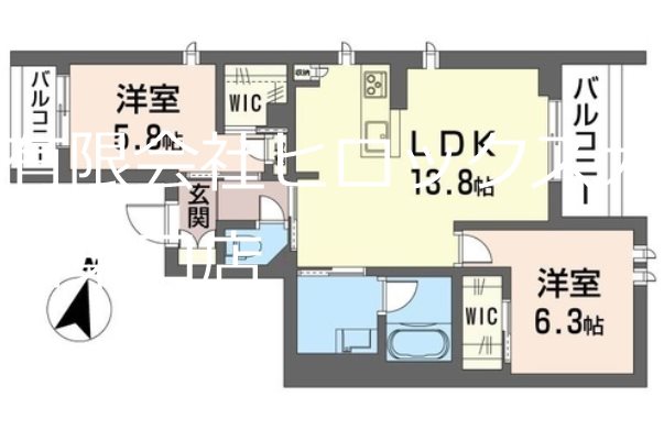 レジェロの間取り