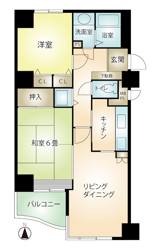 熱海ベネフィスの間取り