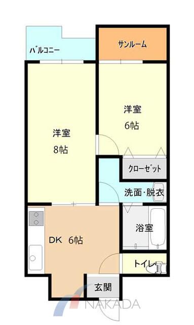 コンチネンタルスカイハイツの間取り