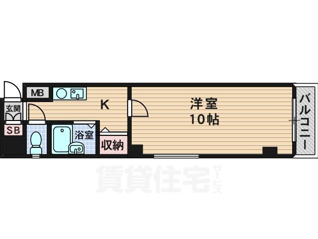 淡路駅前ビルの間取り