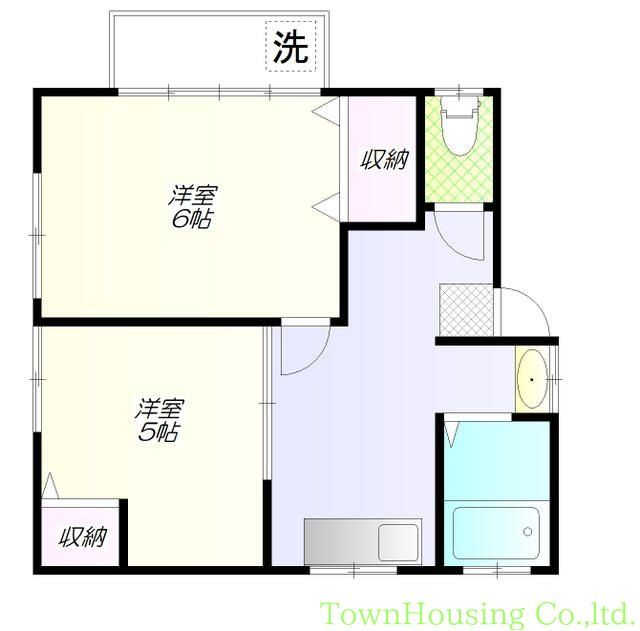 【品川区小山のアパートの間取り】