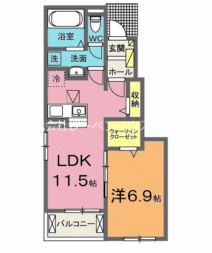 ピアエルデの間取り