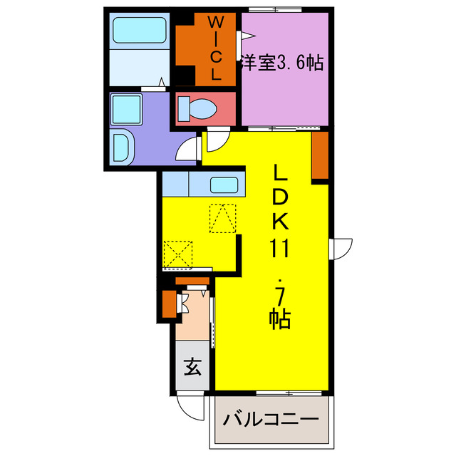 ミーテククルIIの間取り