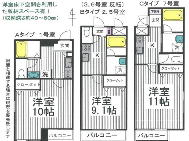 【ルネス宮千代の間取り】