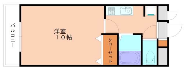 宗像市赤間文教町のマンションの間取り