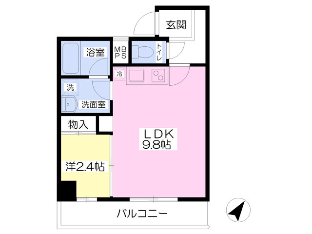 ルーセント東静岡の間取り