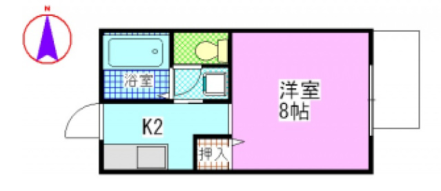 シティコーポ十日市西の間取り