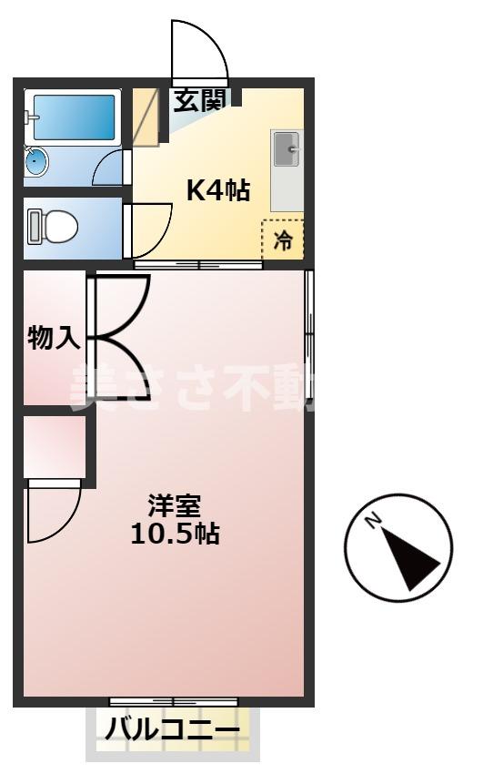 コーポ加藤の間取り