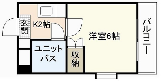 広島市西区楠木町のマンションの間取り