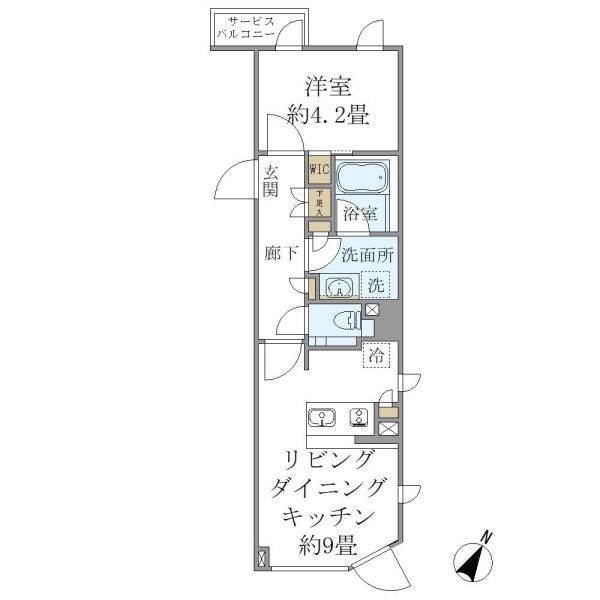 ＣＯＭＰＯＳＩＴＥ高輪の間取り