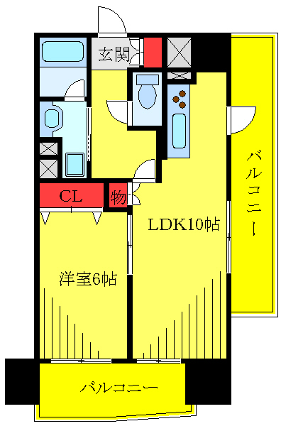 パークキューブ板橋本町の間取り