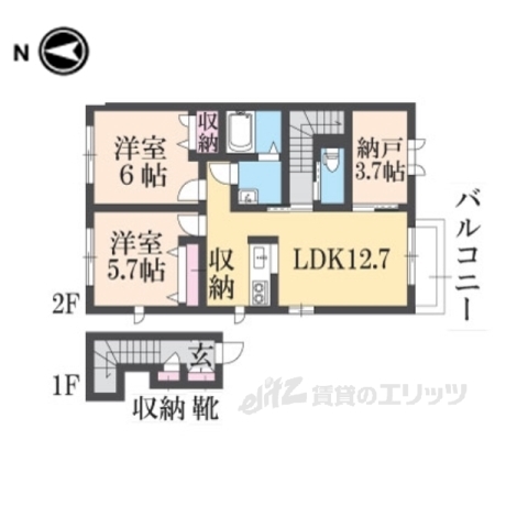 シャルムドミールの間取り