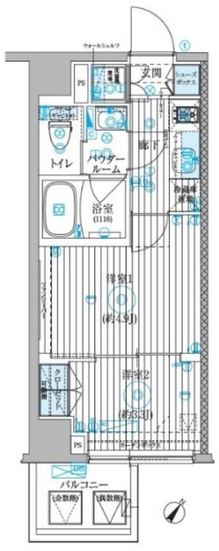 ブライズ川崎本町の間取り