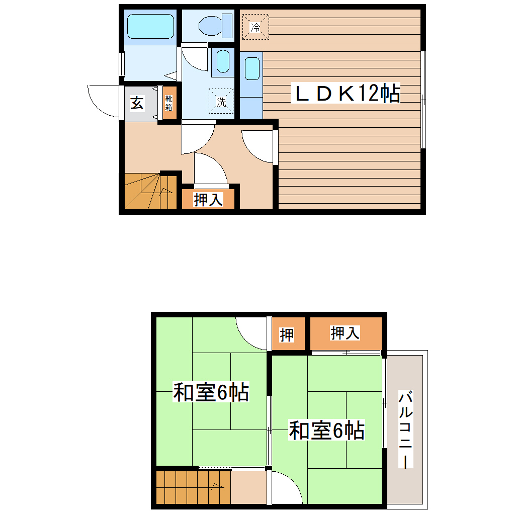 ヴィラエースの間取り