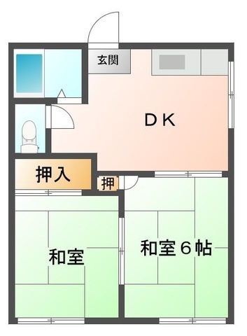 パークハイツ　天道田の間取り