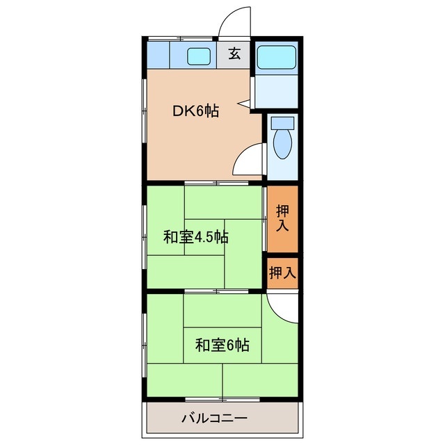 サーパス元町の間取り