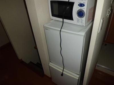 その他　冷蔵庫と電子レンジ。