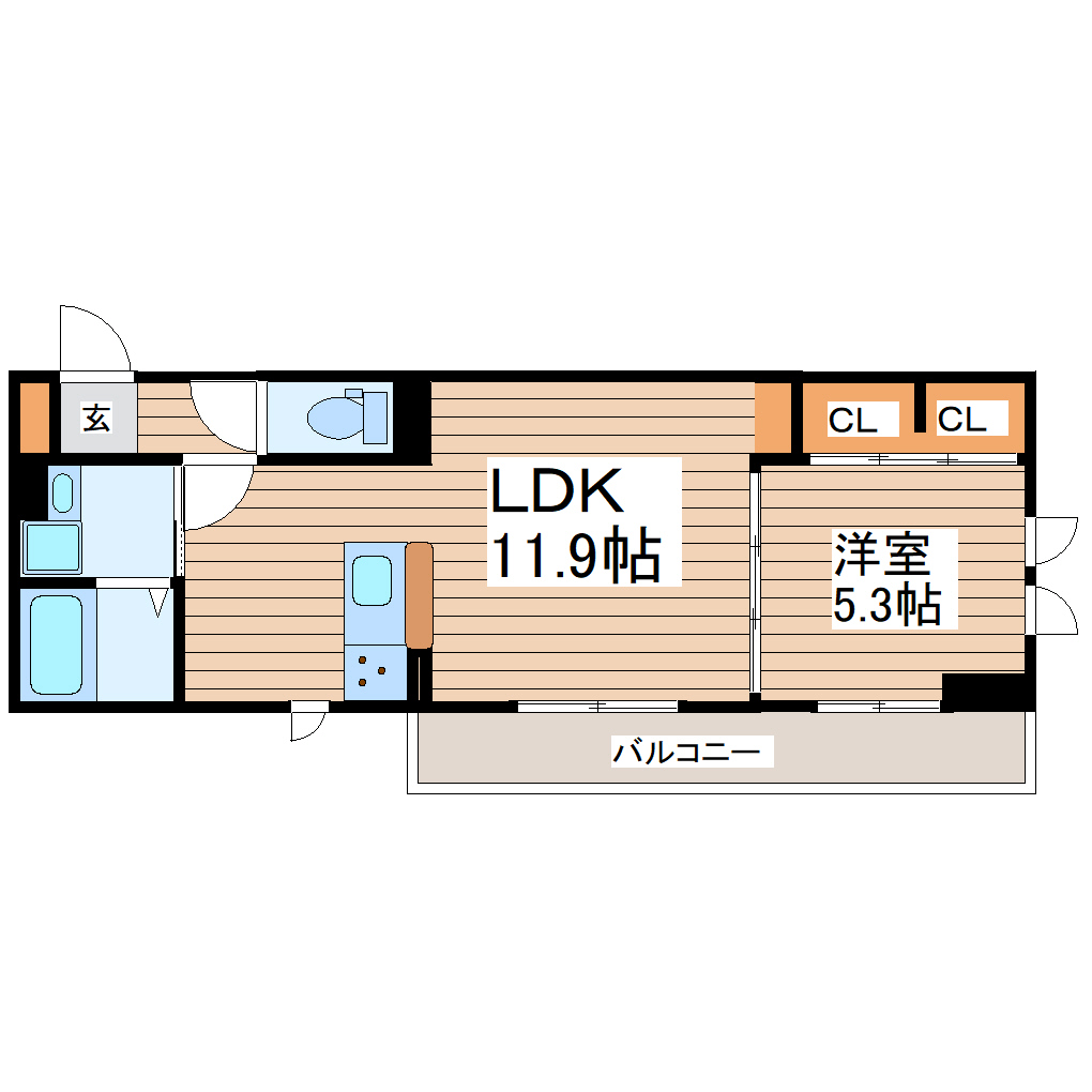 D-ROOM FUYOの間取り