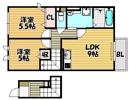 ファミリーの間取り