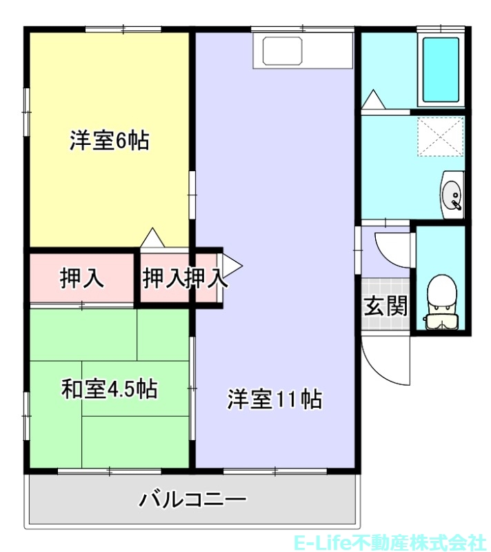 ウィンディ須屋I・IIの間取り