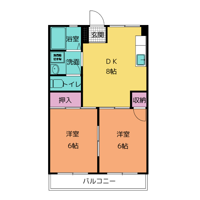 ビレッジ細木の間取り