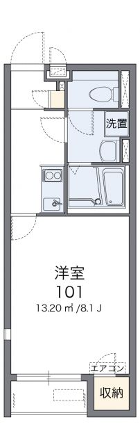 レオネクストひまわりの間取り