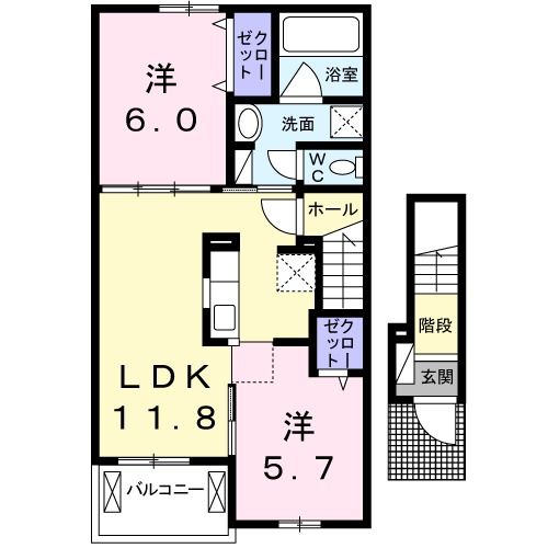 アウローラ開出　Ａの間取り