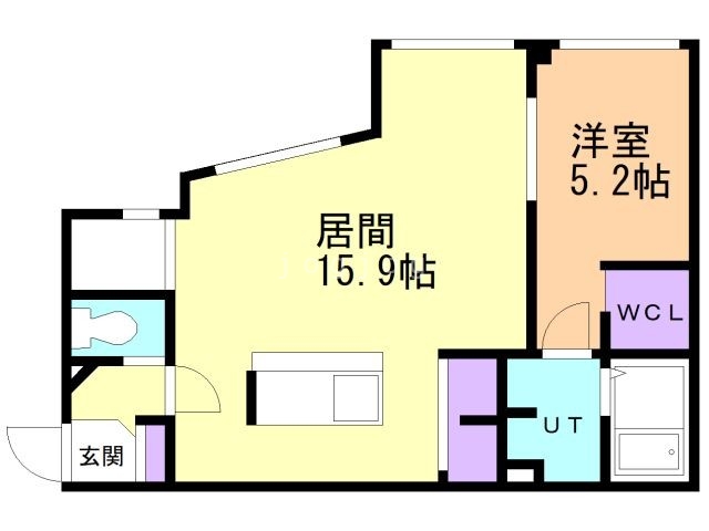 【札幌市厚別区厚別東三条のマンションの間取り】