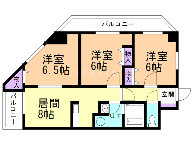 グランドパレス啓明の間取り