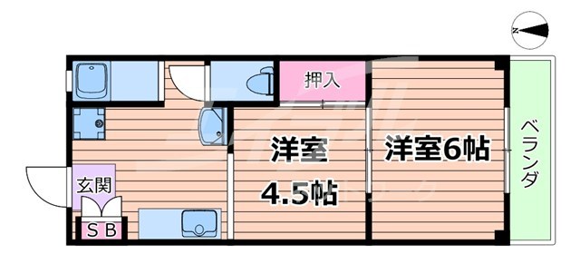 ニシキハイツの間取り