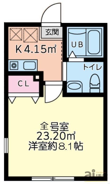 仮）シティハイツ的場の間取り