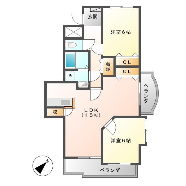 アビタシオンの間取り