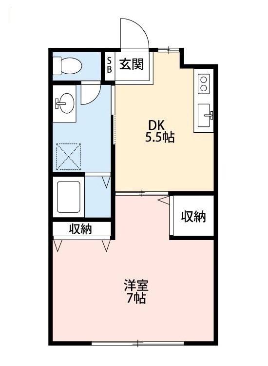 アベニュウの間取り