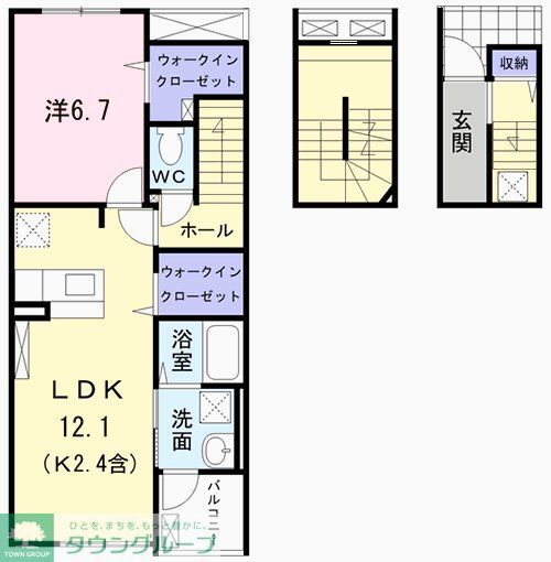 メゾンエレガンテの間取り