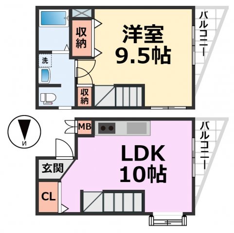 エスパス塚口の間取り